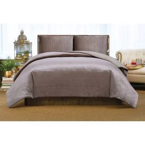 Christian Siriano Crinkle Velvet Duvet Set King Size